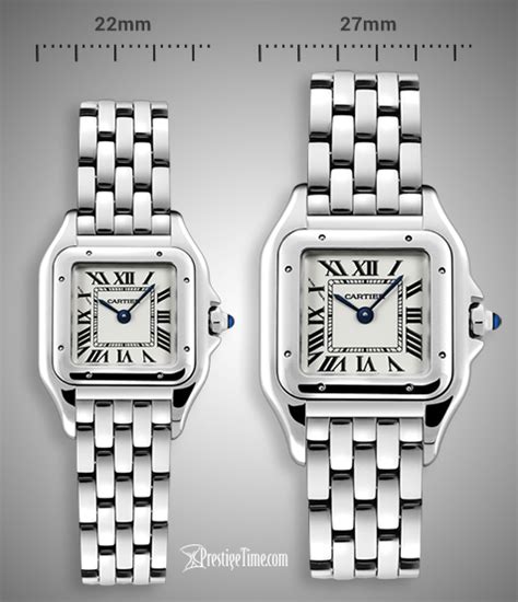 cartier panthere size comparison|cartier panthere watch with diamonds.